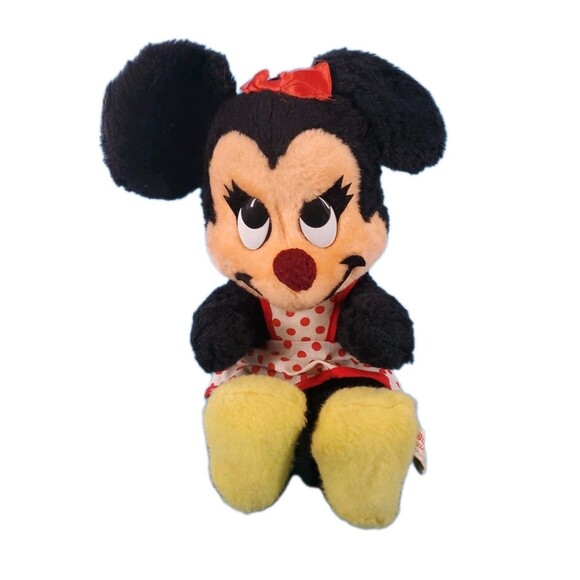 Vintage 1960's Plush Walt Disney's Minnie Mouse Character California Stuffed USA - Picture 2 of 16